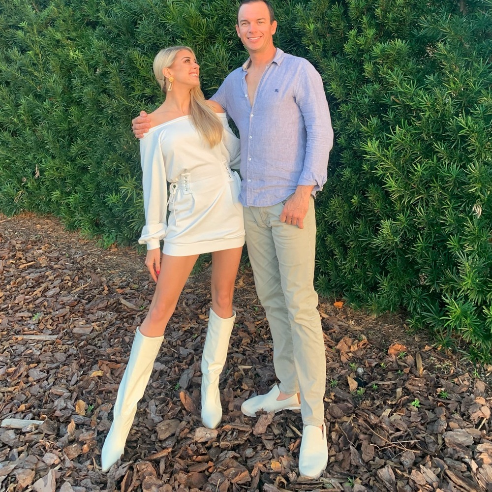 Rise And Grind Corset Dress - White